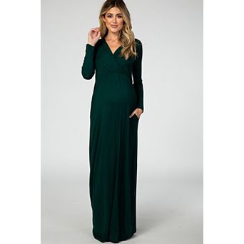 Maternity Long Sleeve Maxi Dress