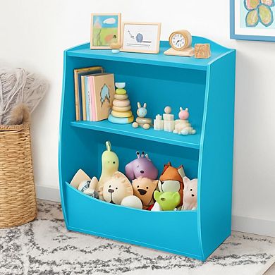Kids Bookshelf, Toy Storage Organizer, Children's Toy Storage Cubby, for Children's Room, Playroom