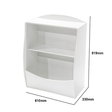 Kids Bookshelf, Toy Storage Organizer, Children's Toy Storage Cubby, for Children's Room, Playroom