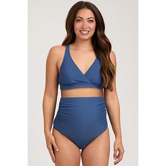 Maternity High Waist Maternity Bikini Set