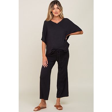 Maternity Cropped Pant Maternity Set