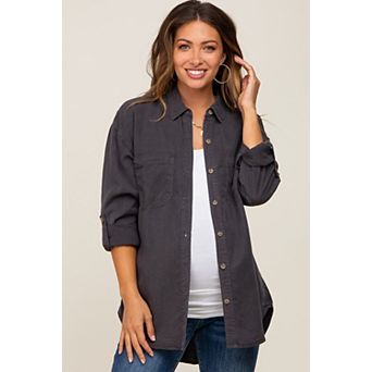 Maternity Button Down Top