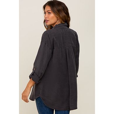 Maternity Button Down Top