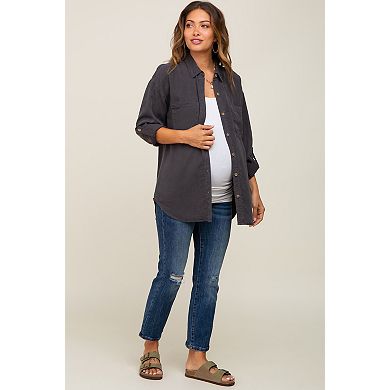 Maternity Button Down Top