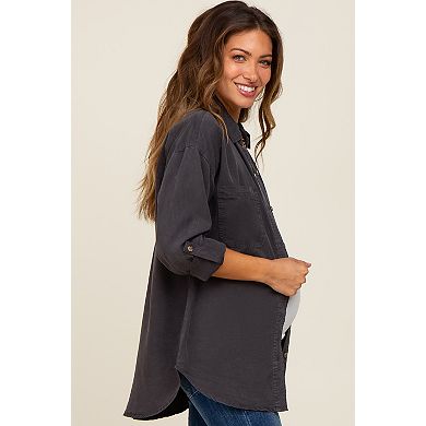 Maternity Button Down Top