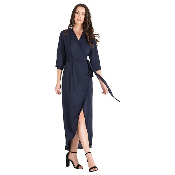 Women's Tulip High Low Chiffon Wrap Dress
