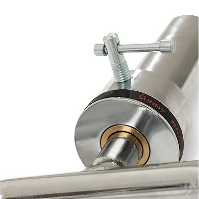 Sunny Health & Fitness Olympic Tricep Bar with Spin-Lock Ring Collars