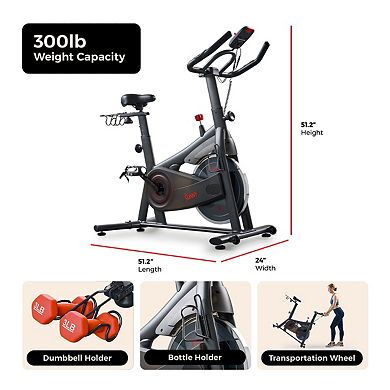 Sunny Health & Fitness ACTIVE 200 Smart Magnetic Cycling Exercise Bike