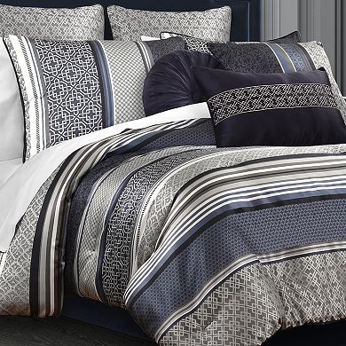 Royal Court Carlisle 3-Piece Comforter Set with Shams