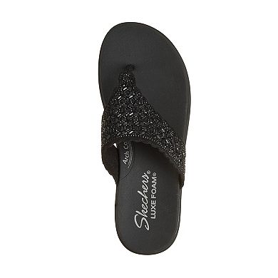 Skechers® Vinyasa Luxe Women's Bedazzled Cushioned Sandals