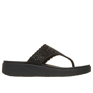 Skechers® Vinyasa Luxe Women's Bedazzled Cushioned Sandals