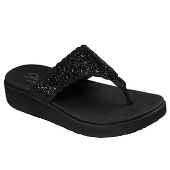 Skechers® Vinyasa Luxe Women's Bedazzled Cushioned Sandals