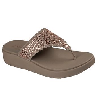 Skechers® Vinyasa Luxe Women's Bedazzled Cushioned Sandals