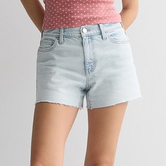 Juniors' SO® Mid Rise Relaxed Midi Shorts