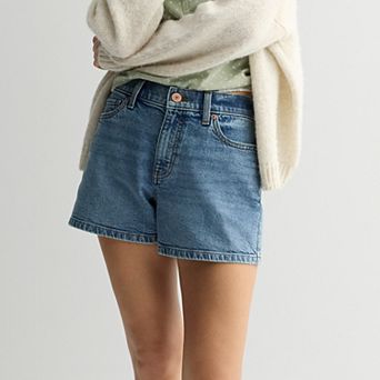 Juniors' SO® Mid Rise Relaxed Midi Shorts