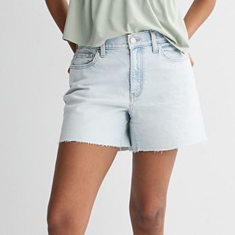 Juniors' SO® Mid Rise Relaxed Midi Shorts