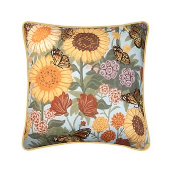 Celebrate Together™ Applique Sunflower Scallop Edge Pillow