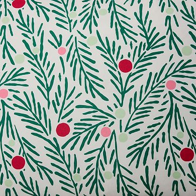 Hallmark Green Branches Holiday Comforter Set