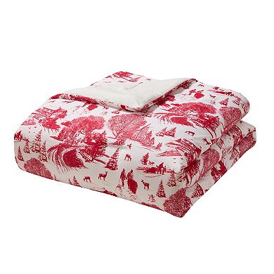 Hallmark Red Toile Holiday Comforter Set with Shams