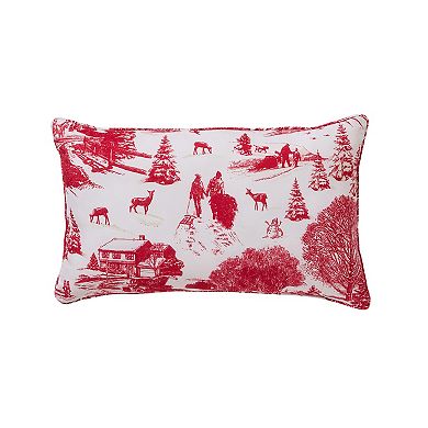 Hallmark Red Toile Holiday Comforter Set with Shams