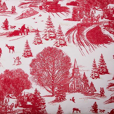 Hallmark Red Toile Holiday Comforter Set with Shams