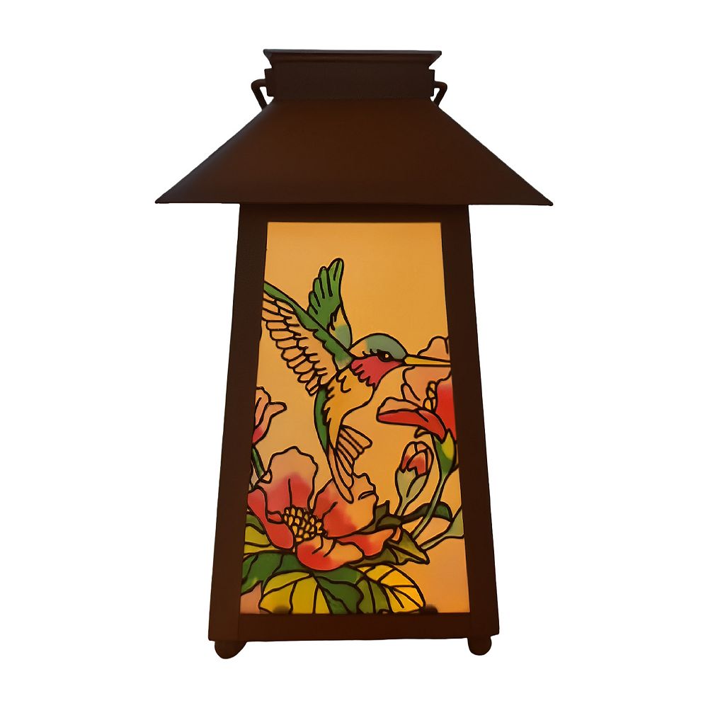 LALAKU Hummingbird Solar Lantern – Outdoor Hanging Light, IP65 Waterproof, Metal, For Garden, Patio, Pathway