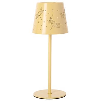 Studio 66 Dragonfly Solar-Powered Table Lamp Outdoor Decor