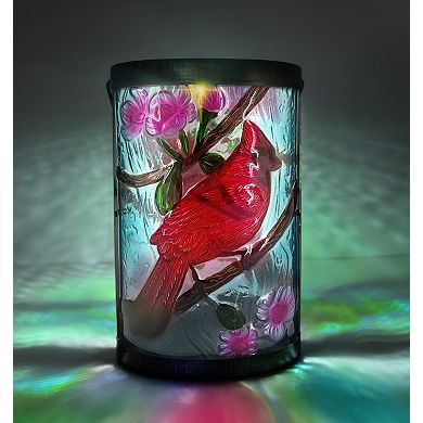 Studio 66 Cardinal Red Battery-Powered Lantern Outdoor Decor