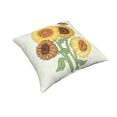 Celebrate Together™ Fall Tapestry Sunflower Decorative Pillow