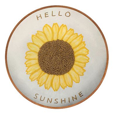 Celebrate Together™ Fall Round Sunflower Decorative Pillow