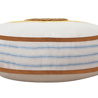 Celebrate Together™ Fall Round Sunflower Decorative Pillow