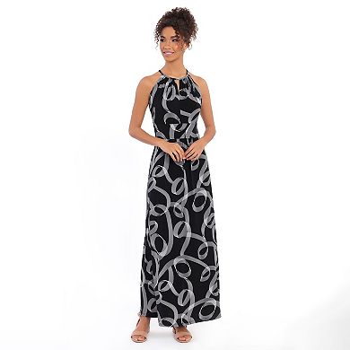 Petite London Times Halter Neck Maxi Dress