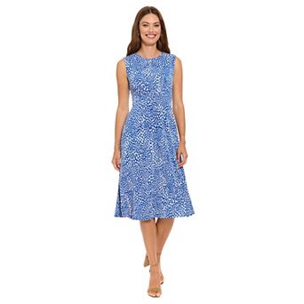 Petite London Times Inset Waist Midi Dress