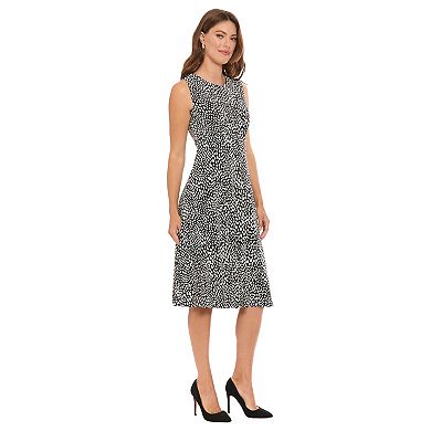 Petite London Times Inset Waist Midi Dress