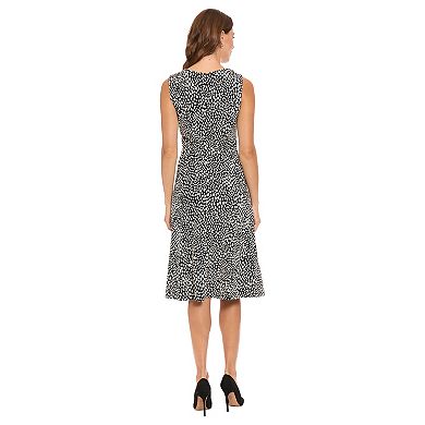 Petite London Times Inset Waist Midi Dress