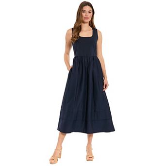 Women's London Times Square Neck Knit Tank Dress