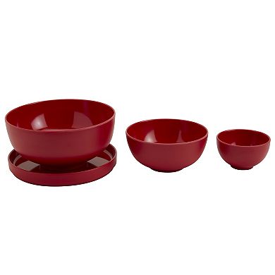 Infuse 4-pc. Nesting Melamine Bowl Set