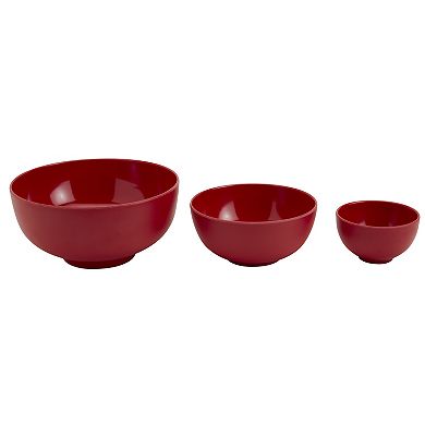 Infuse 4-pc. Nesting Melamine Bowl Set