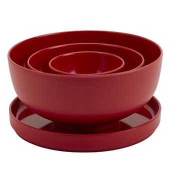 Infuse 4 pc Nesting Melamine Bowl Set
