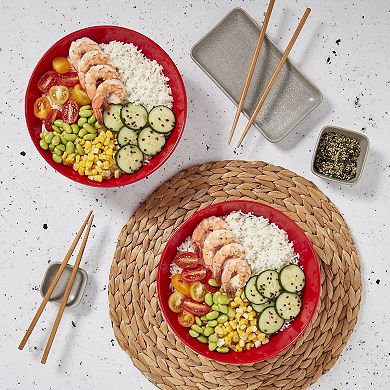 Infuse 2-Piece Melamine Ramen Bowl Set