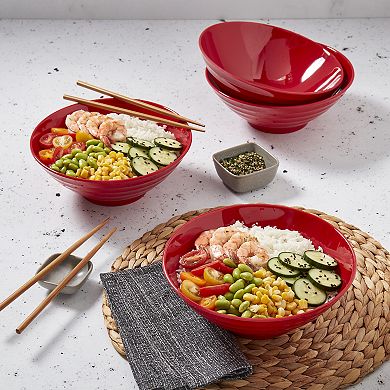 Infuse 4-Piece Melamine Bowl Set