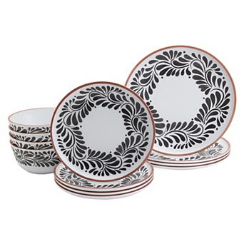 Infuse 12 pc Lebrillo Dinnerware Set