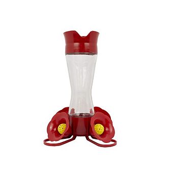 Perky Pet Clear Pinch Waist Glass Hummingbird Feeder - 8 oz