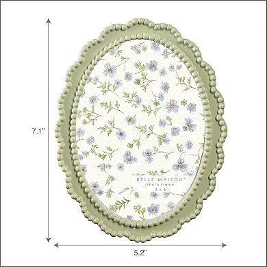Belle Maison Oval Resin 5" x 7" Frame