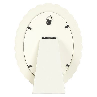 Belle Maison Oval Ruffle Resin 4" x 6" Frame