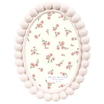 Belle Maison Oval Bead 4" x 6" Frame