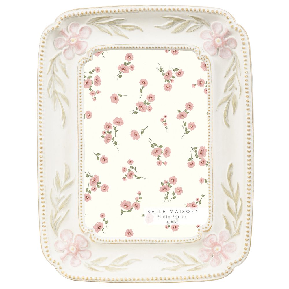 Belle Maison Floral Resin 5" x 7" Frame
