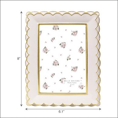 Belle Maison Scalloped Resin 5" x 7" Frame
