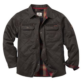 Men's Legendary Whitetails Quilted Journeyman Flannel Lined Shirt Jacket