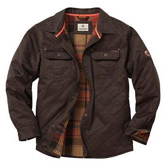 Men's Legendary Whitetails Quilted Journeyman Flannel Lined Shirt Jacket